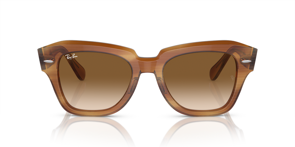 Ray-Ban STATE STREET RB2186 - Striped Brown / Tortoise