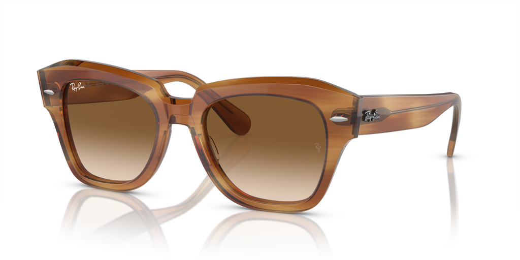 Ray-Ban STATE STREET RB2186 - Striped Brown / Tortoise