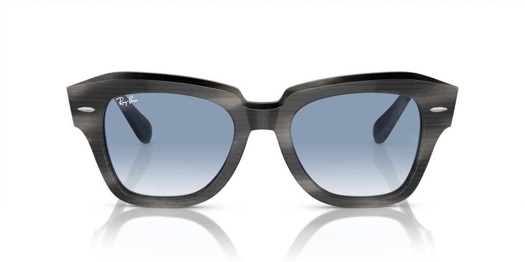 Ray-Ban STATE STREET RB2186 - Striped Grey / Grey