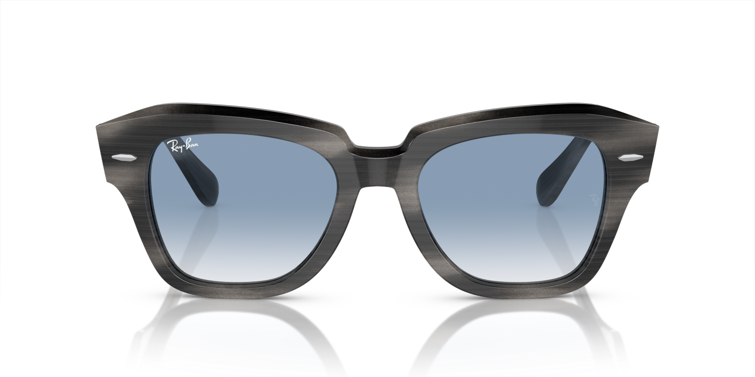 Ray-Ban STATE STREET RB2186 - Striped Grey / Grey