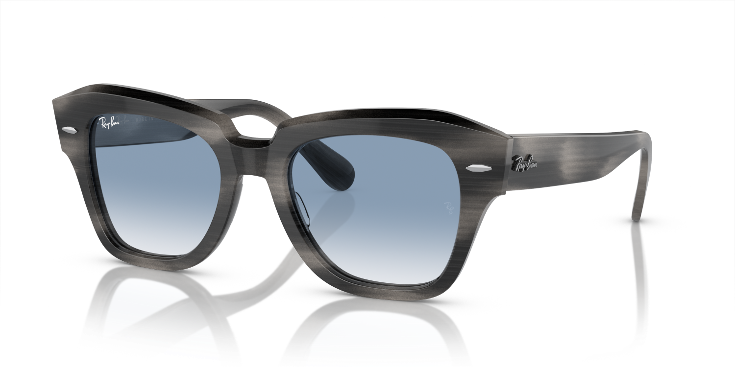 Ray-Ban STATE STREET RB2186 - Striped Grey / Grey
