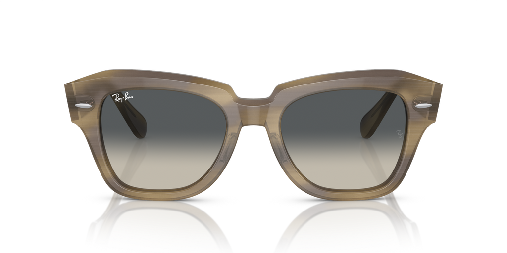Ray-Ban STATE STREET RB2186 - Striped Green / Green