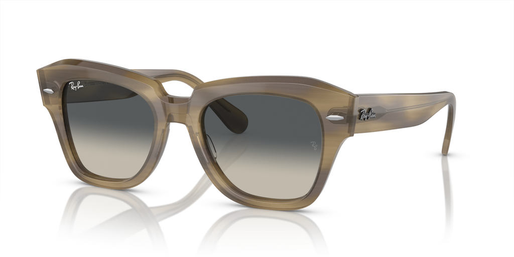 Ray-Ban STATE STREET RB2186 - Striped Green / Green