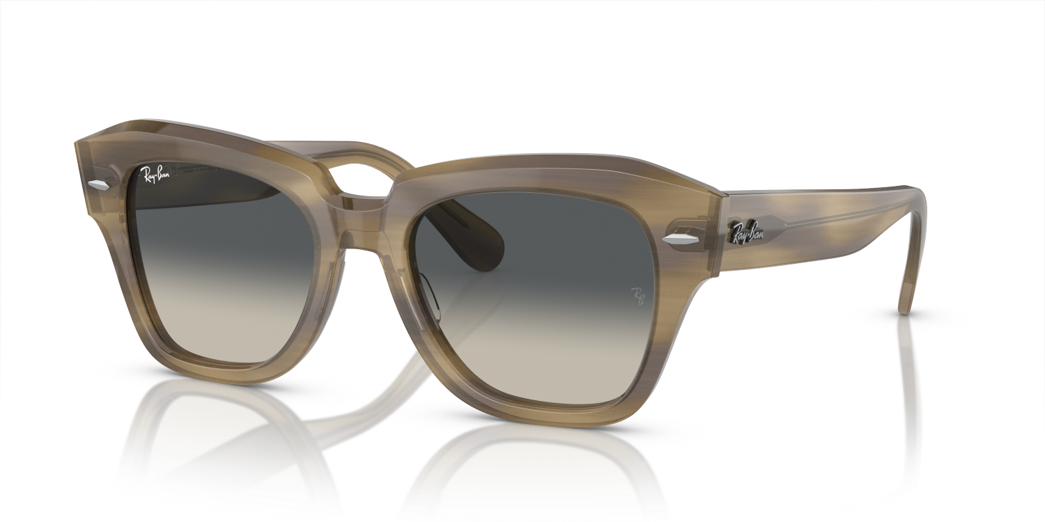 Ray-Ban STATE STREET RB2186 - Striped Green / Green