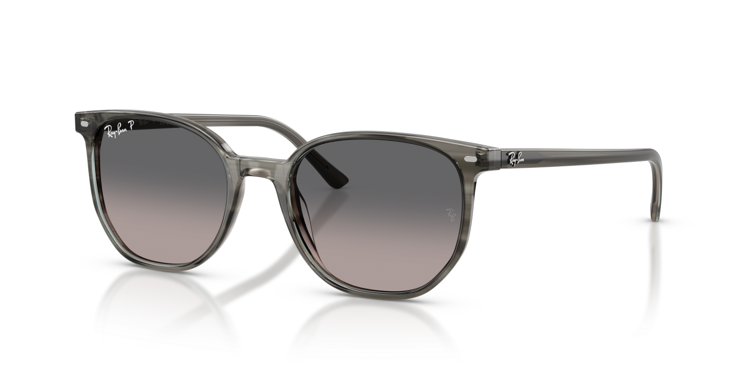 Ray-Ban ELLIOT RB2197 - Striped Grey / Grey