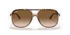 Ray-Ban BILL RB2198 - Havana On Transparent Brown / Gold
