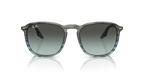 Ray-Ban RB2203 - Striped Grey & Blue / Blue
