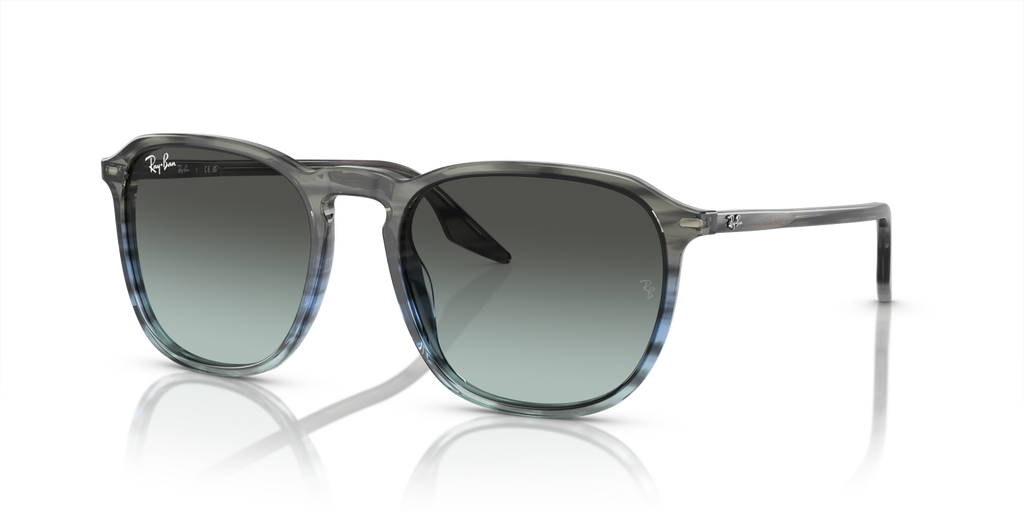 Ray-Ban RB2203 - Striped Grey & Blue / Blue