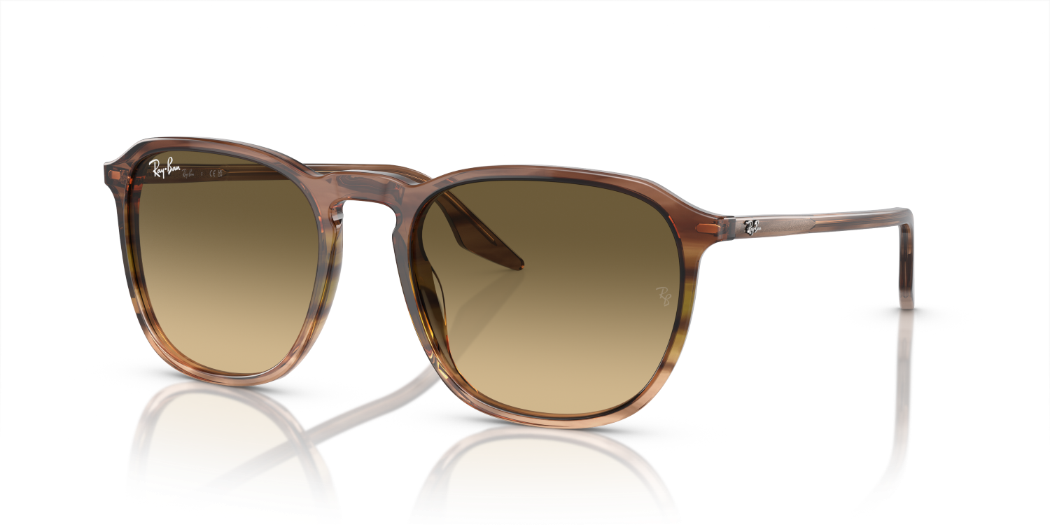 Ray-Ban RB2203 - Striped Brown & Green / Brown