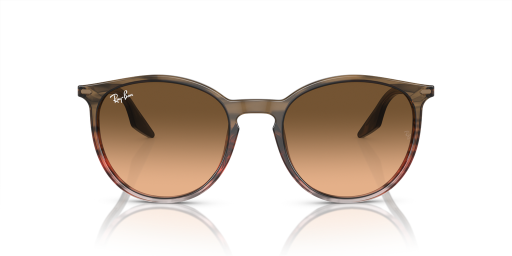 Ray-Ban RB2204 - Striped Brown & Red / Brown
