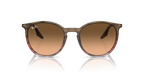 Ray-Ban RB2204 - Striped Brown & Red / Brown