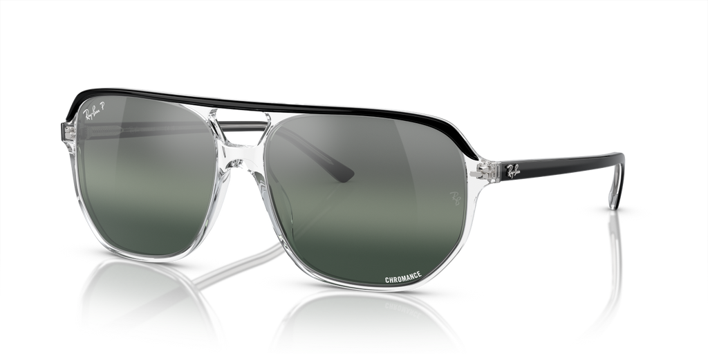 Ray-Ban BILL ONE RB2205 - Black On Transparent / Black