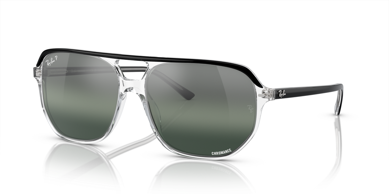Ray-Ban BILL ONE RB2205 - Black On Transparent / Black