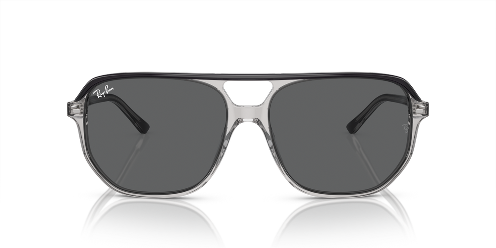 Ray-Ban BILL ONE RB2205 - Dark Grey On Transparent Grey / Grey