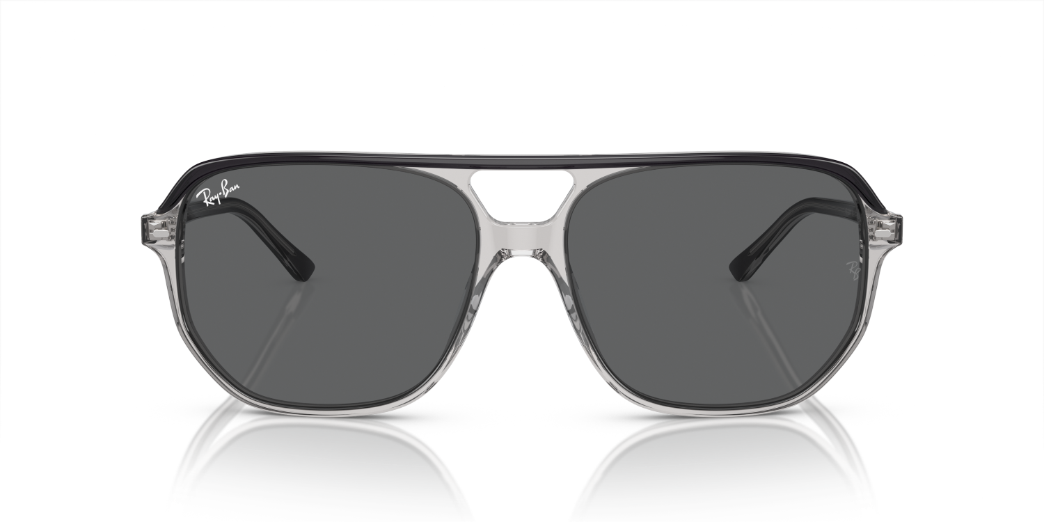 Ray-Ban BILL ONE RB2205 - Dark Grey On Transparent Grey / Grey