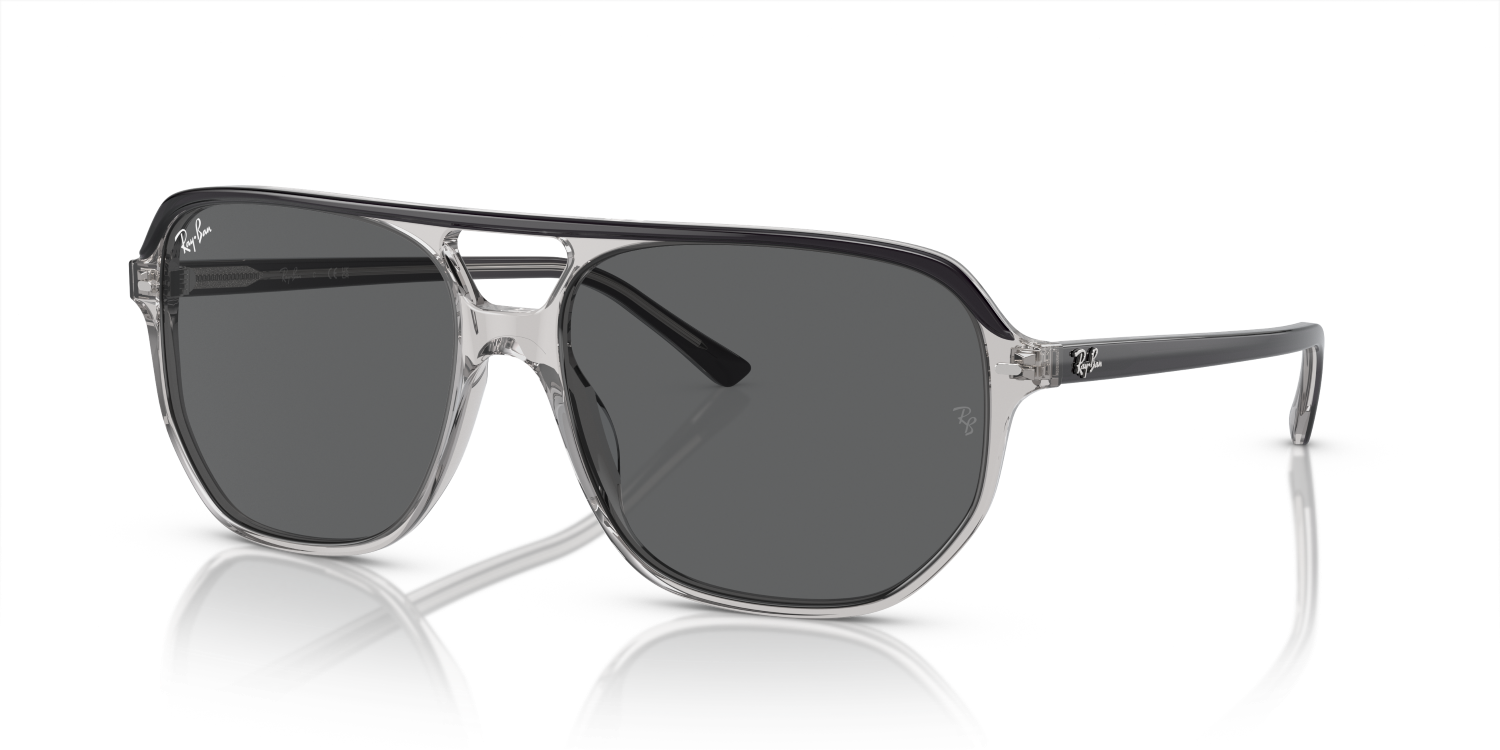 Ray-Ban BILL ONE RB2205 - Dark Grey On Transparent Grey / Grey