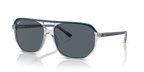 Ray-Ban BILL ONE RB2205 - Blue On Transparent Blue / Blue