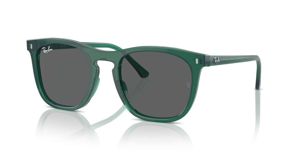 Ray-Ban RB2210 - Transparent Green / Green
