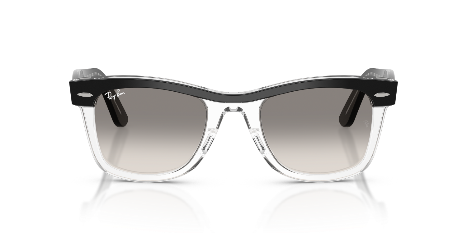 Ray-Ban WAYFARER RB2240 - Black On Transparent / Black