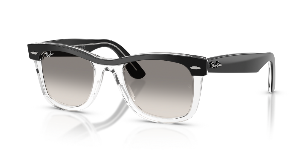 Ray-Ban WAYFARER RB2240 - Black On Transparent / Black