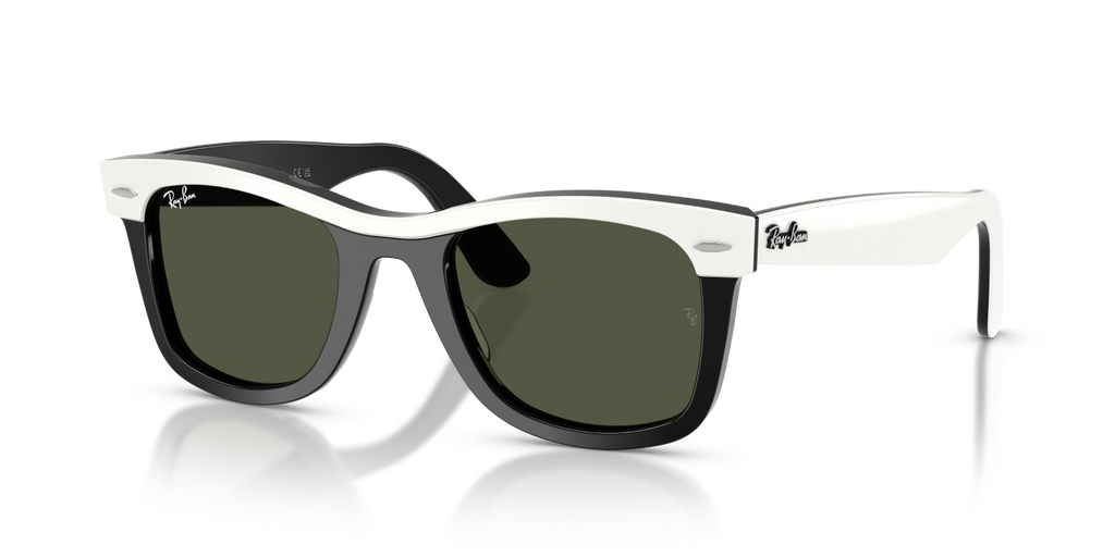 Ray-Ban WAYFARER RB2240 - White On Black / White