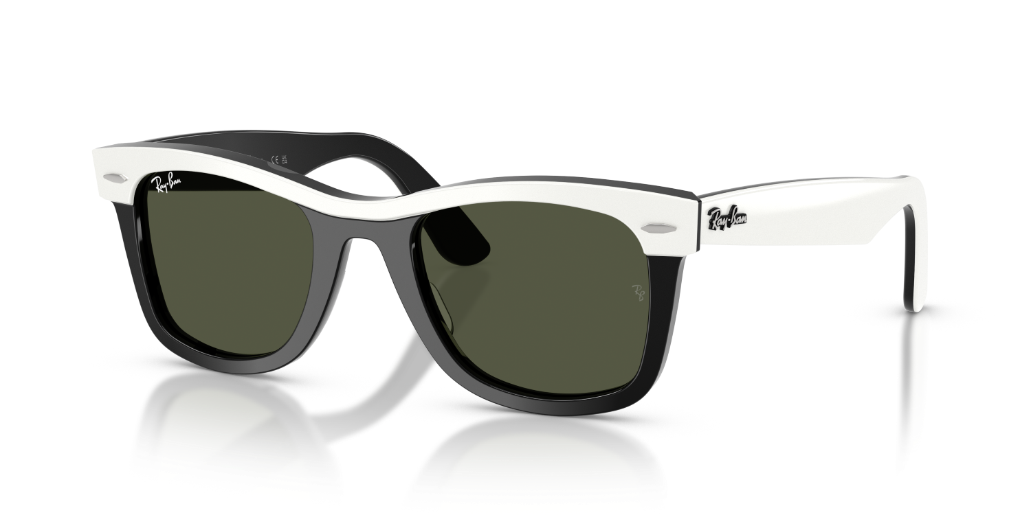 Ray-Ban WAYFARER RB2240 - White On Black / White