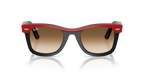Ray-Ban WAYFARER RB2240 - Red On Black / Red