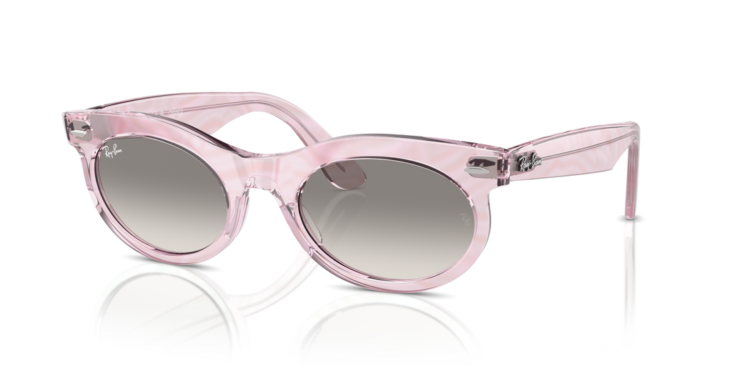 Ray-Ban WAYFARER OVAL RB2242 - Photo Waves Purple / Violet