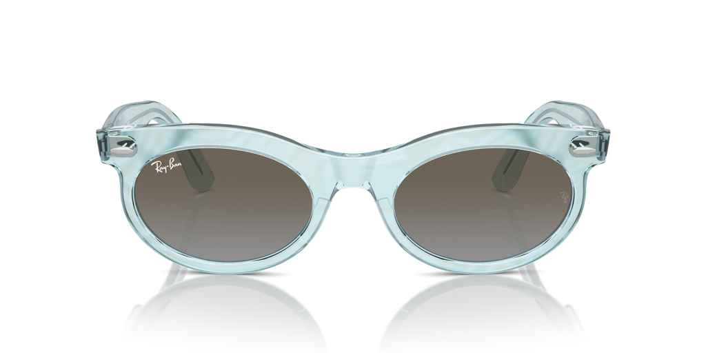 Ray-Ban WAYFARER OVAL RB2242 - Photo Waves Azure / Blue