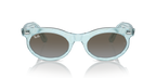 Ray-Ban WAYFARER OVAL RB2242 - Photo Waves Azure / Blue