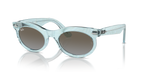 Ray-Ban WAYFARER OVAL RB2242 - Photo Waves Azure / Blue