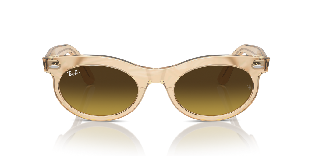 Ray-Ban WAYFARER OVAL RB2242 - Photo Waves Brown / Brown