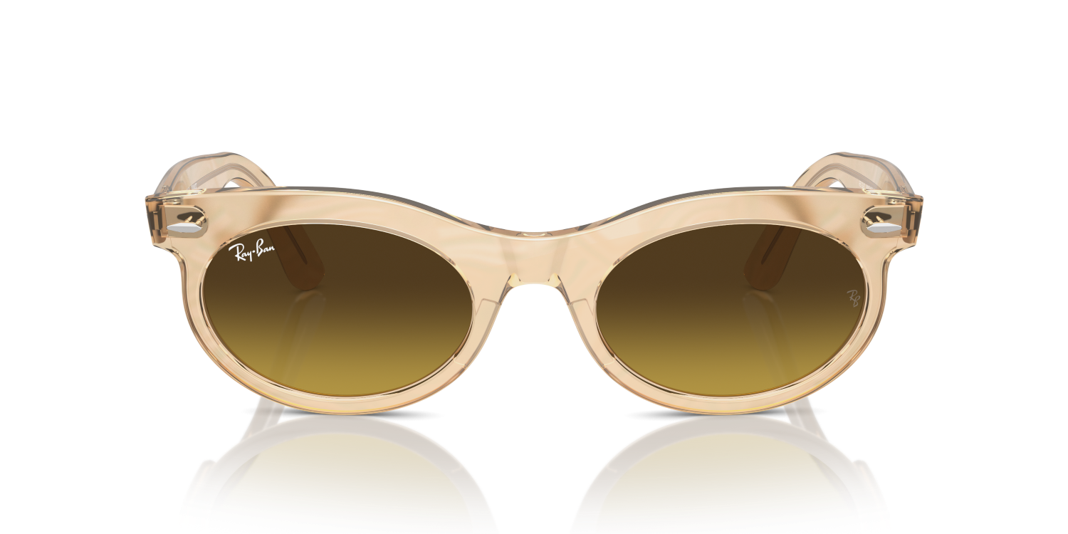 Ray-Ban WAYFARER OVAL RB2242 - Photo Waves Brown / Brown