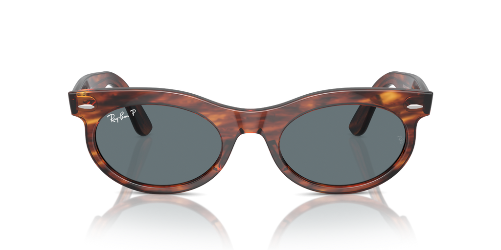 Ray-Ban WAYFARER OVAL RB2242 - Striped Havana / Brown