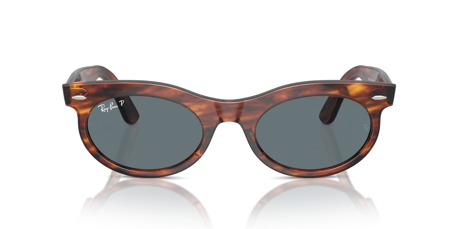 Ray-Ban WAYFARER OVAL RB2242 - Striped Havana / Brown