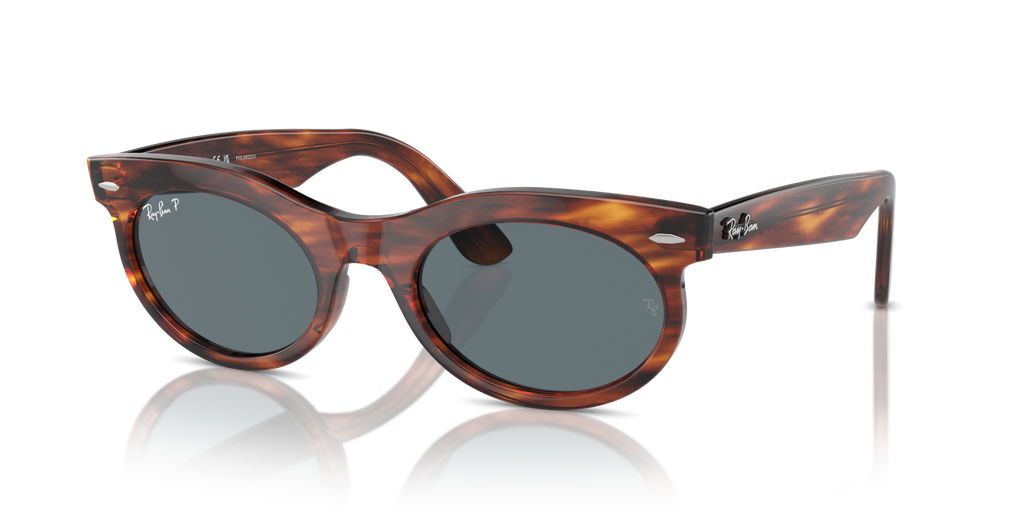 Ray-Ban WAYFARER OVAL RB2242 - Striped Havana / Brown