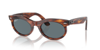 Ray-Ban WAYFARER OVAL RB2242 - Striped Havana / Brown