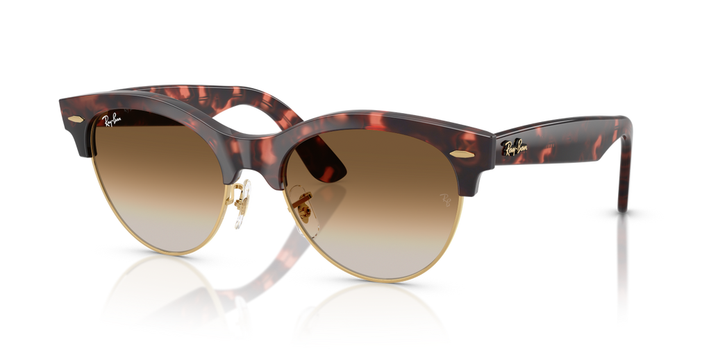 Ray-Ban CLUBMASTER WAY RB2341 - Pink Tortoise On Gold / Tortoise