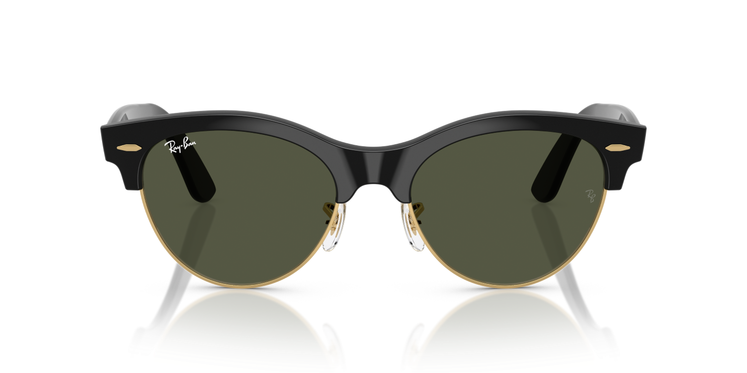 Ray-Ban CLUBMASTER WAY RB2341 - Black On Gold / Black