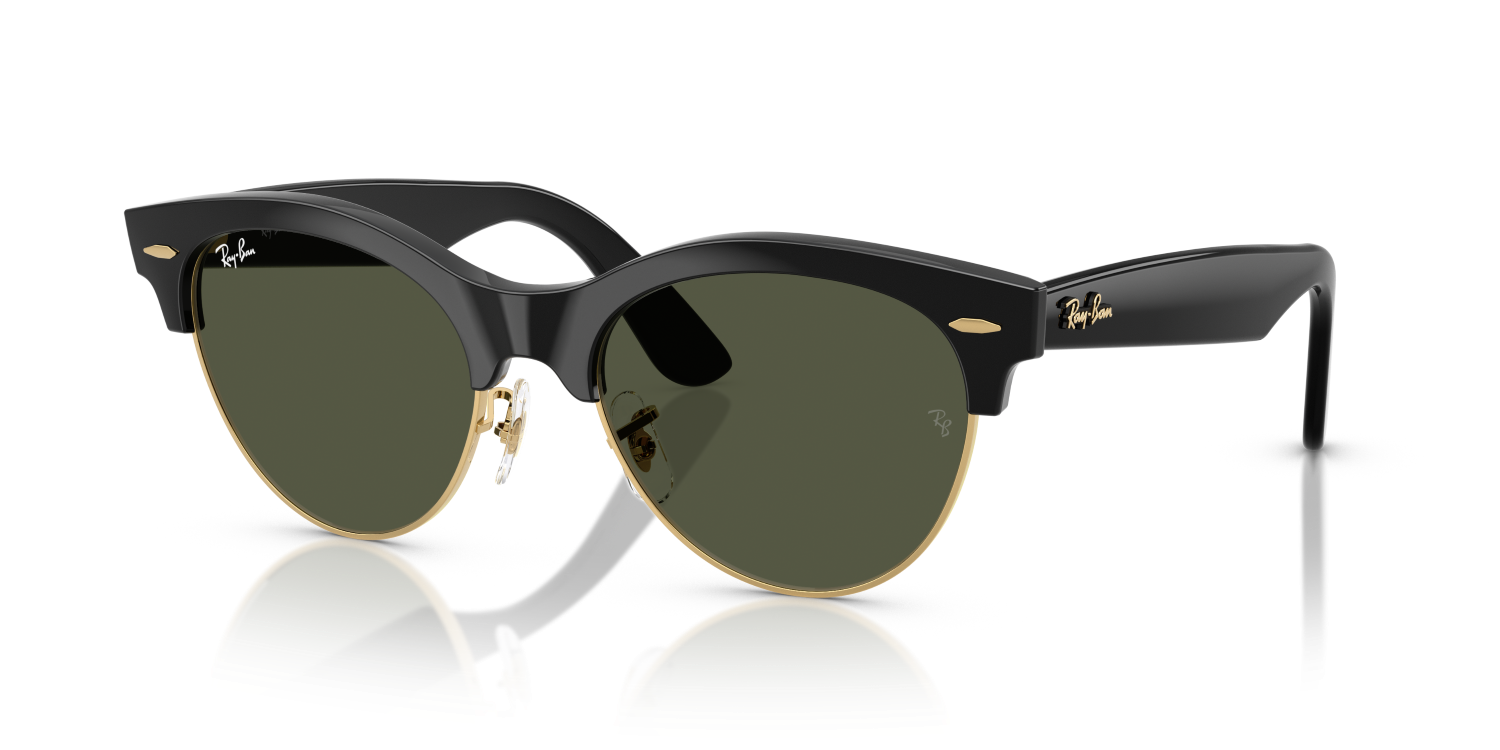 Ray-Ban CLUBMASTER WAY RB2341 - Black On Gold / Black