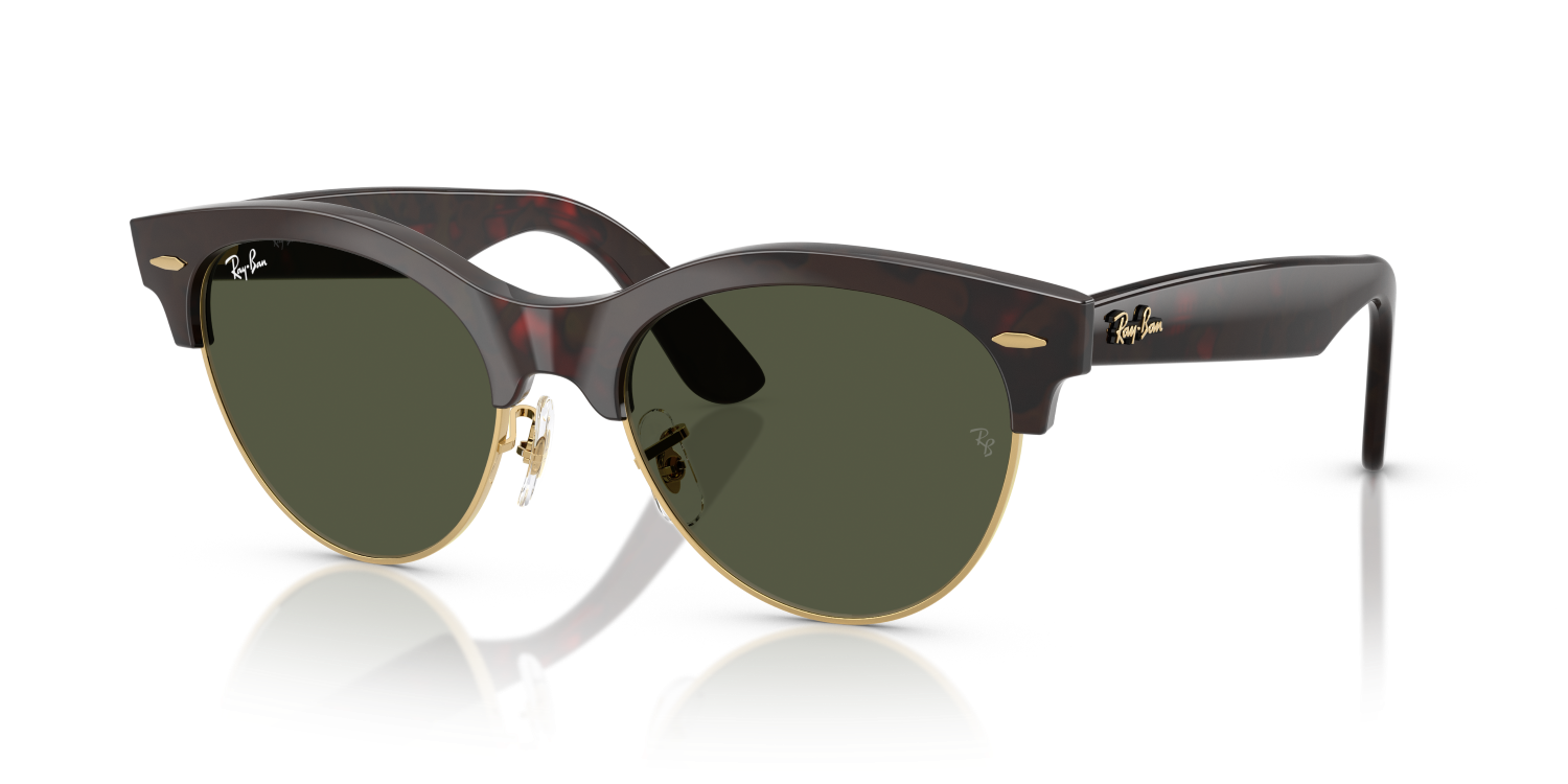 Ray-Ban CLUBMASTER WAY RB2341 - Red Havana On Gold / Tortoise