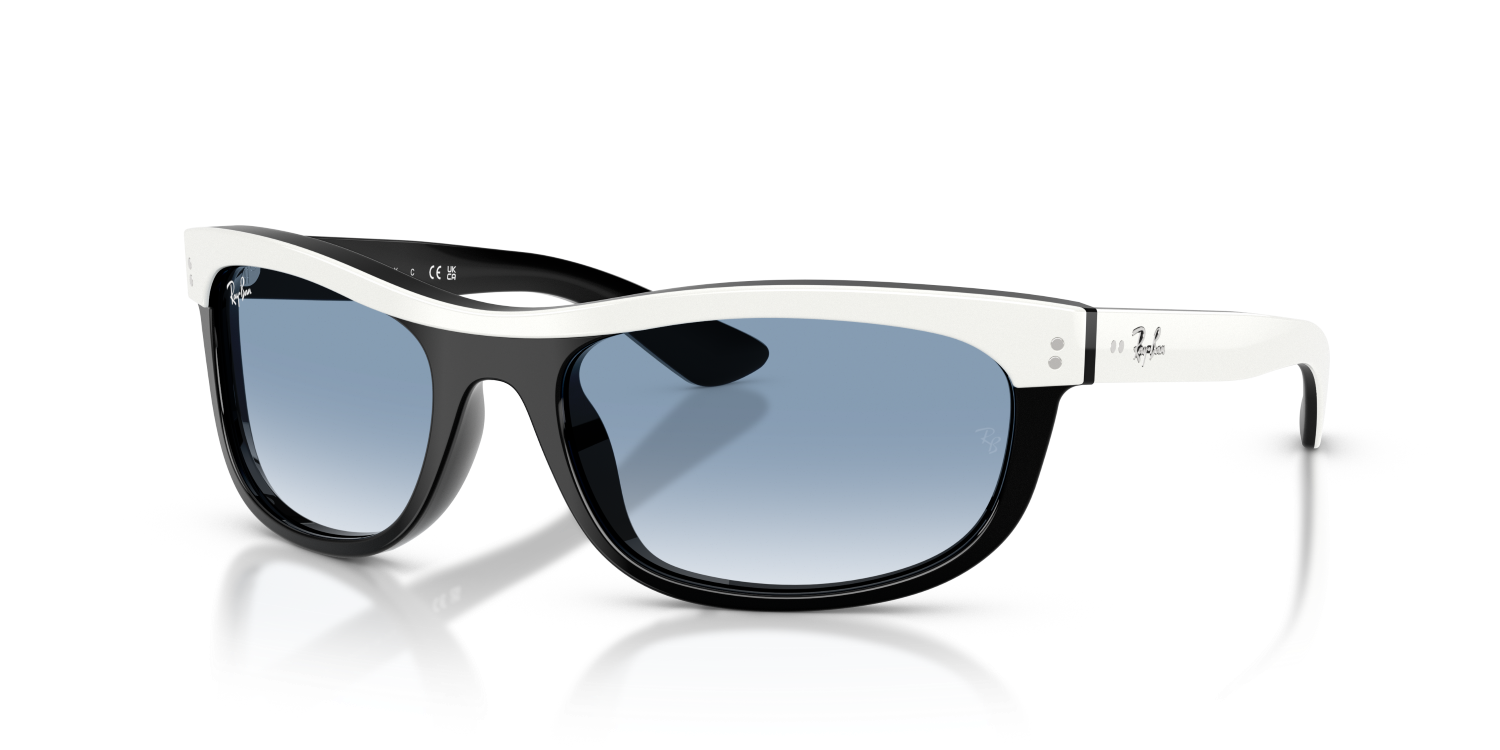 Ray-Ban BALORAMA RB2489 - White On Black / White