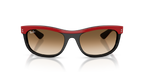 Ray-Ban BALORAMA RB2489 - Red On Black / Red