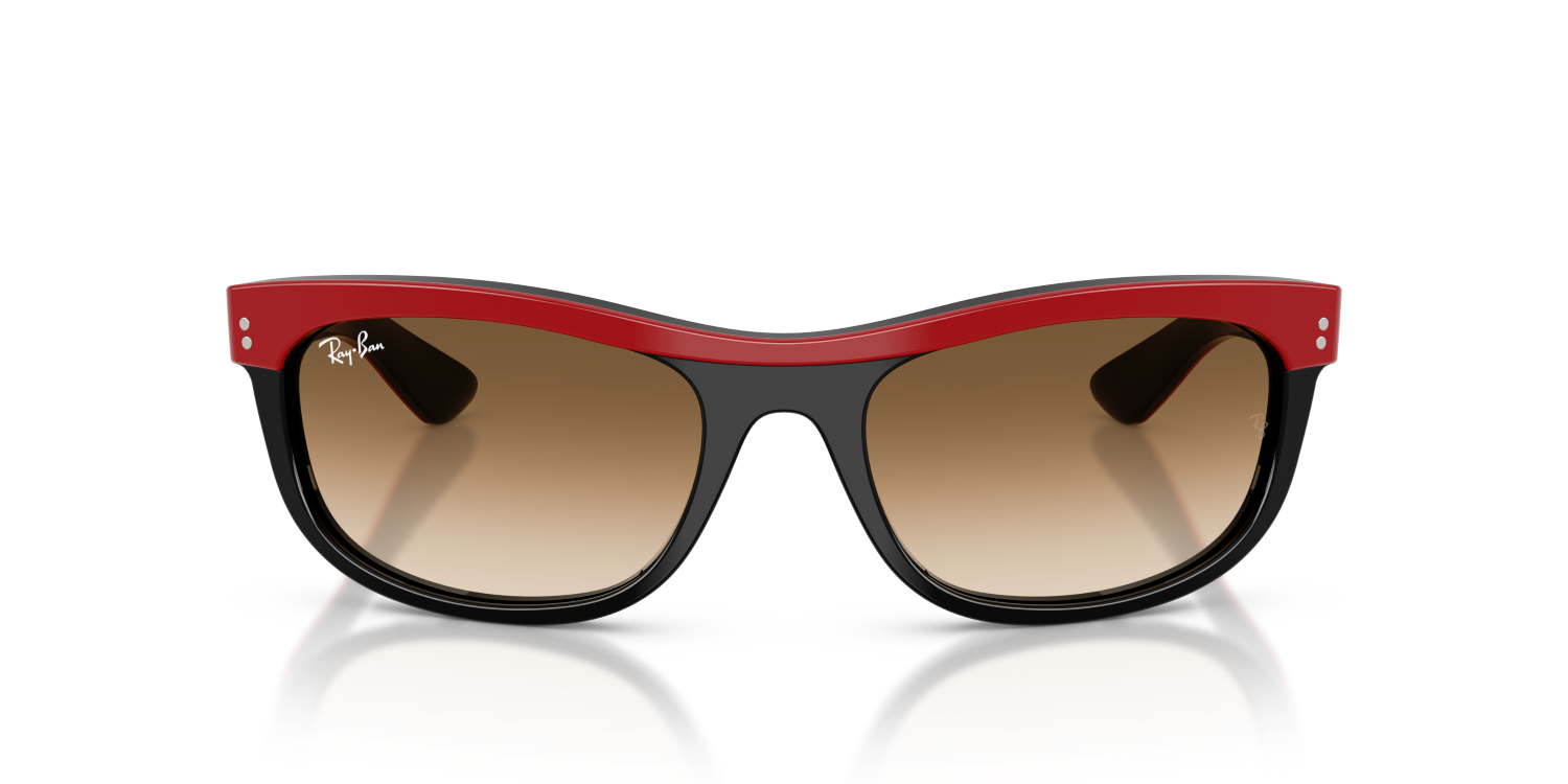Ray-Ban BALORAMA RB2489 - Red On Black / Red
