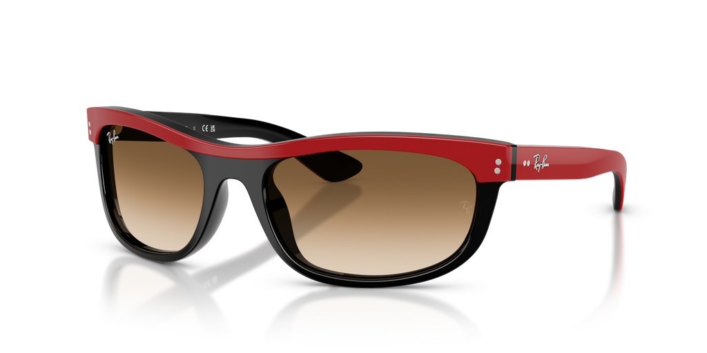Ray-Ban BALORAMA RB2489 - Red On Black / Red