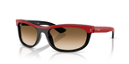 Ray-Ban BALORAMA RB2489 - Red On Black / Red