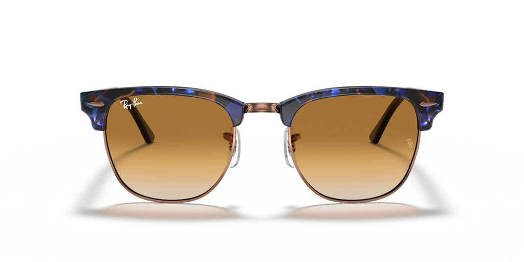 Ray-Ban CLUBMASTER RB3016 - Brown & Blue / Brown