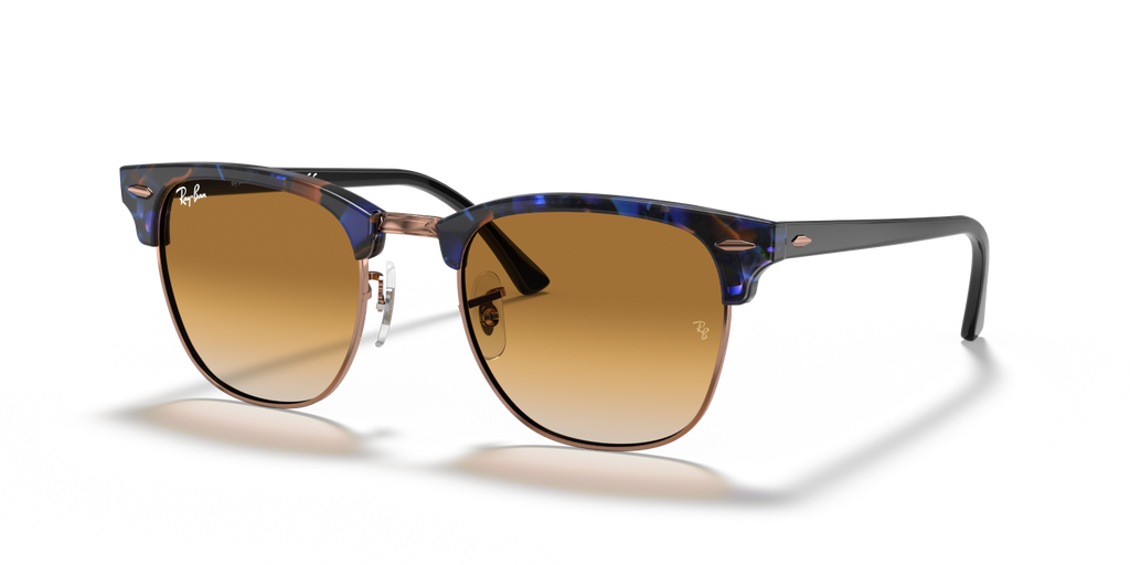 Ray-Ban CLUBMASTER RB3016 - Brown & Blue / Brown