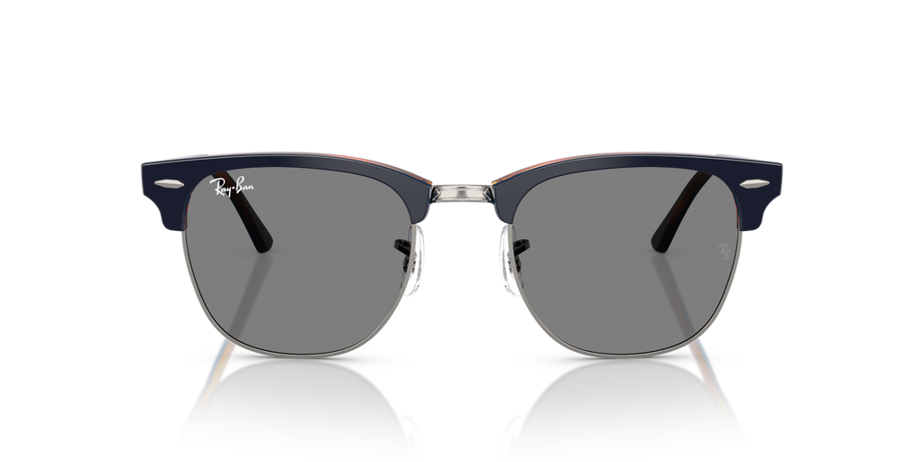 Ray-Ban CLUBMASTER RB3016 - Gunmetal Blue / Grey