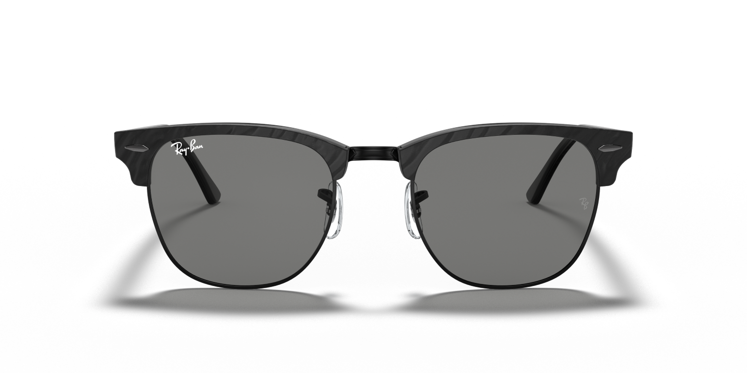 Ray-Ban CLUBMASTER RB3016 - Black / Black